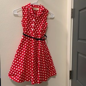 Grace Karin Polka Dot Swing Dress (6/7)